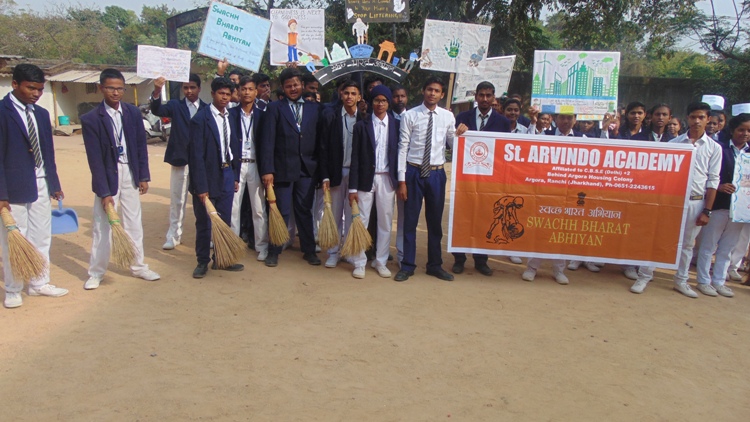 SWACH BHARAT ABHIYAAN 1 | St. Arvindo Academy | 