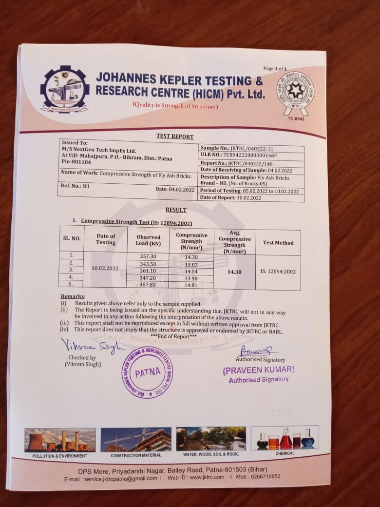 National Testing | Nextgen tech impex ltd | 