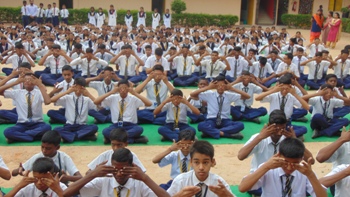 yoga day 2 | St. Arvindo Academy | 